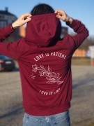 Bluza z kapturem tył nadruk